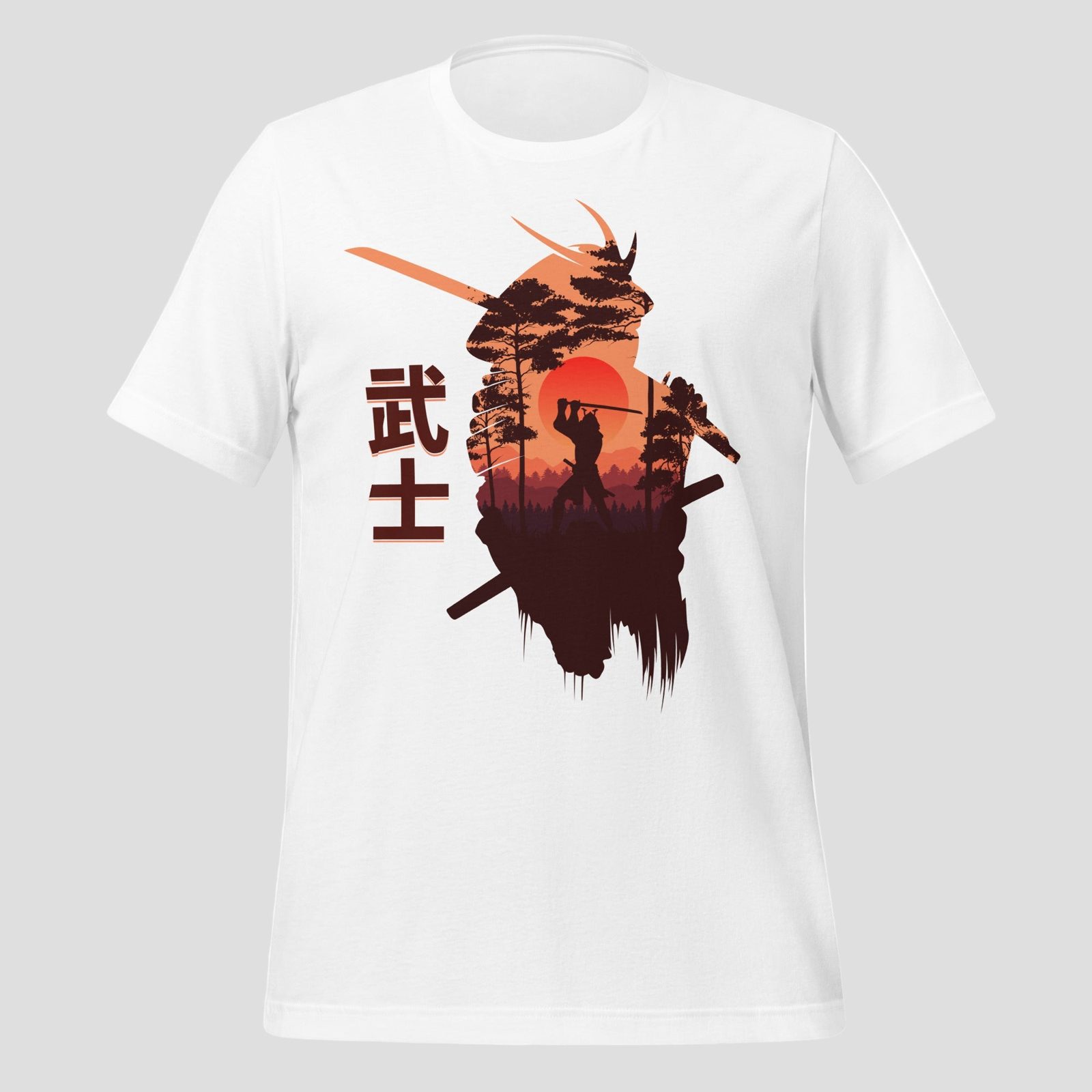 Sunset Samurai T-Shirt, White