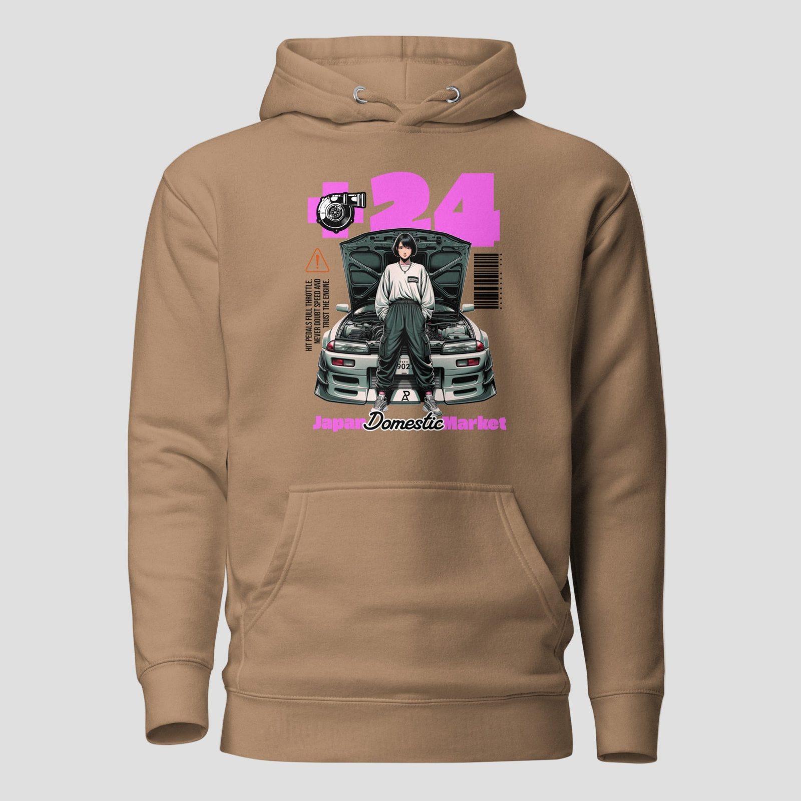 Jdm Style Hoodie, Latte