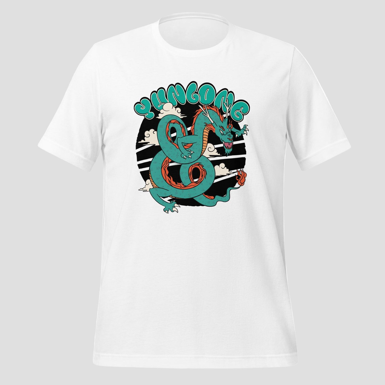 Yunlong Dragon T-Shirt, White