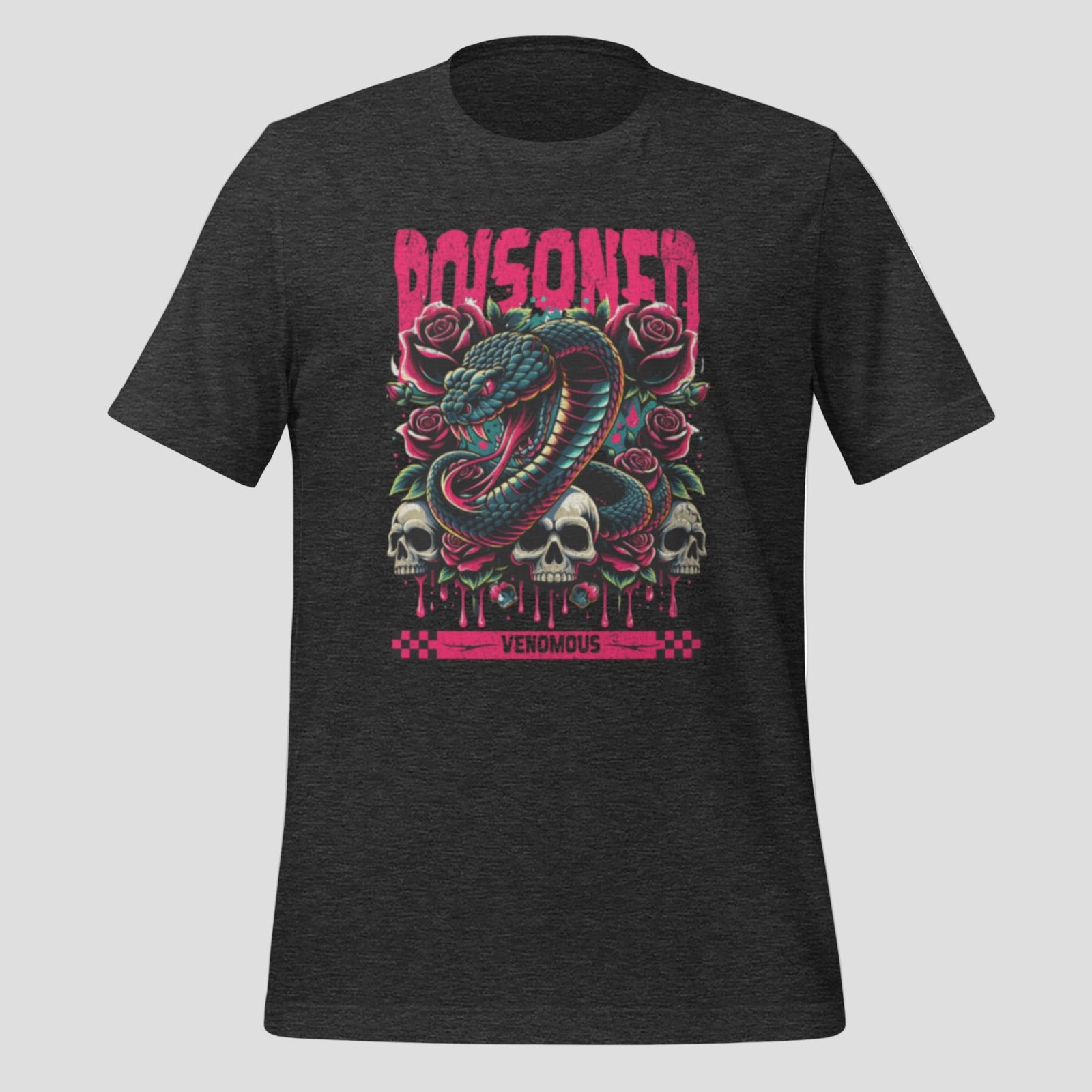 Serpent T-Shirt, Dark Grey Heather