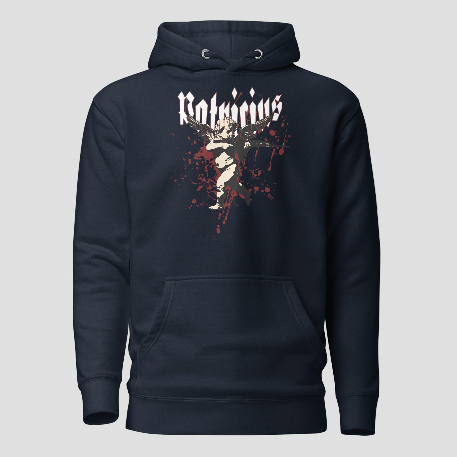 War Cupid Hoodie, Navy Blazer