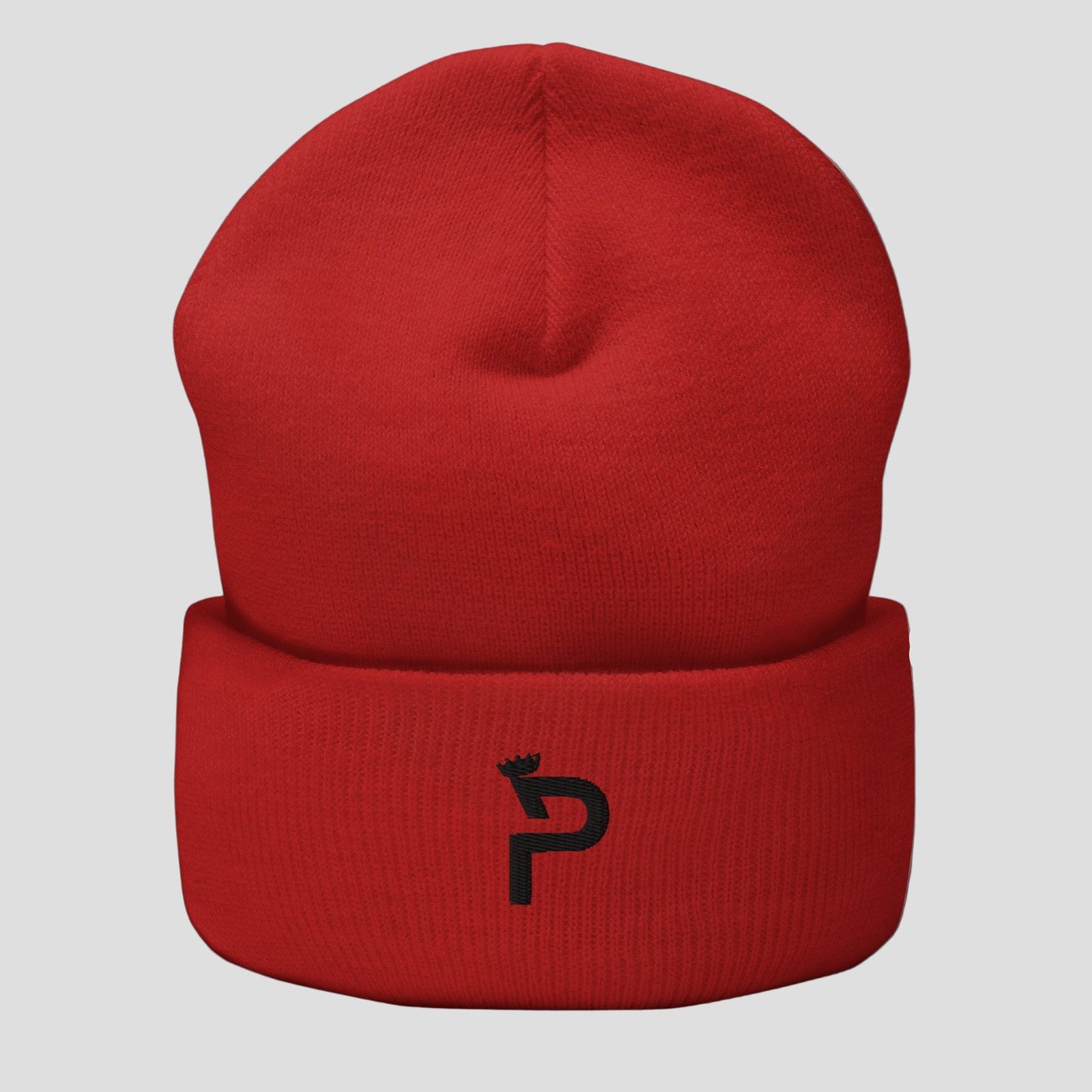 Red Cuffed Beanie