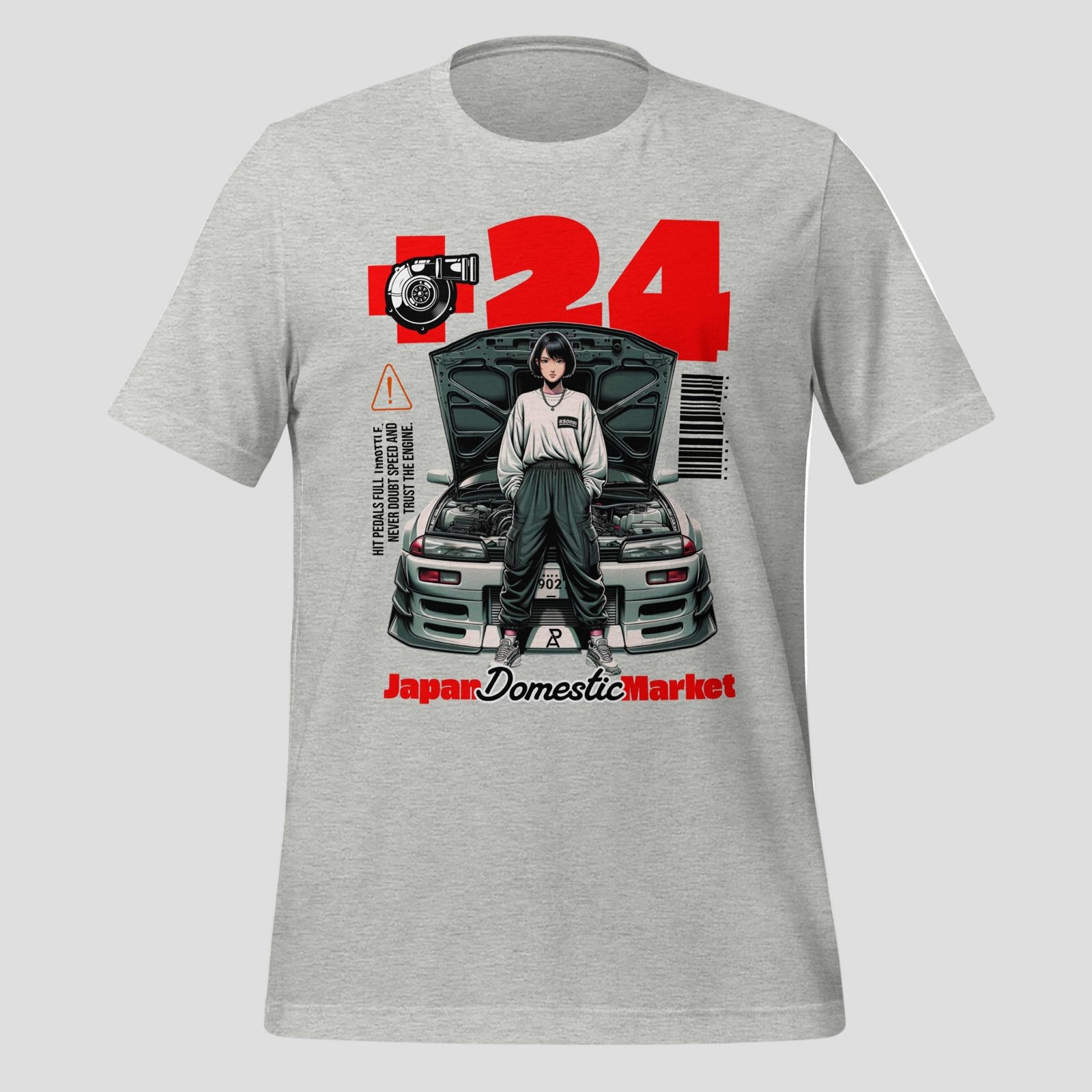 Jdm Style T-Shirt, Athletic Heather