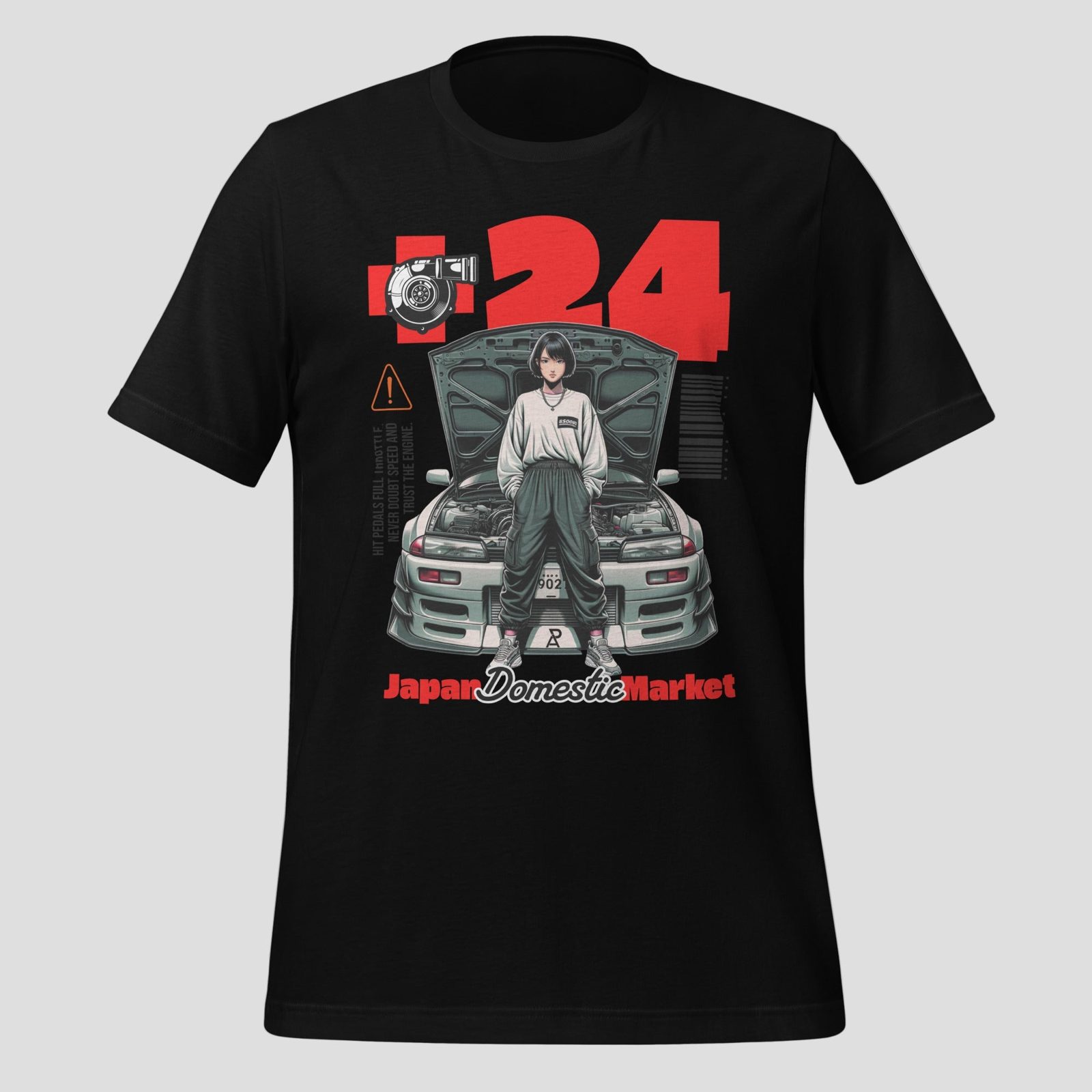 Jdm Style T-Shirt, Black