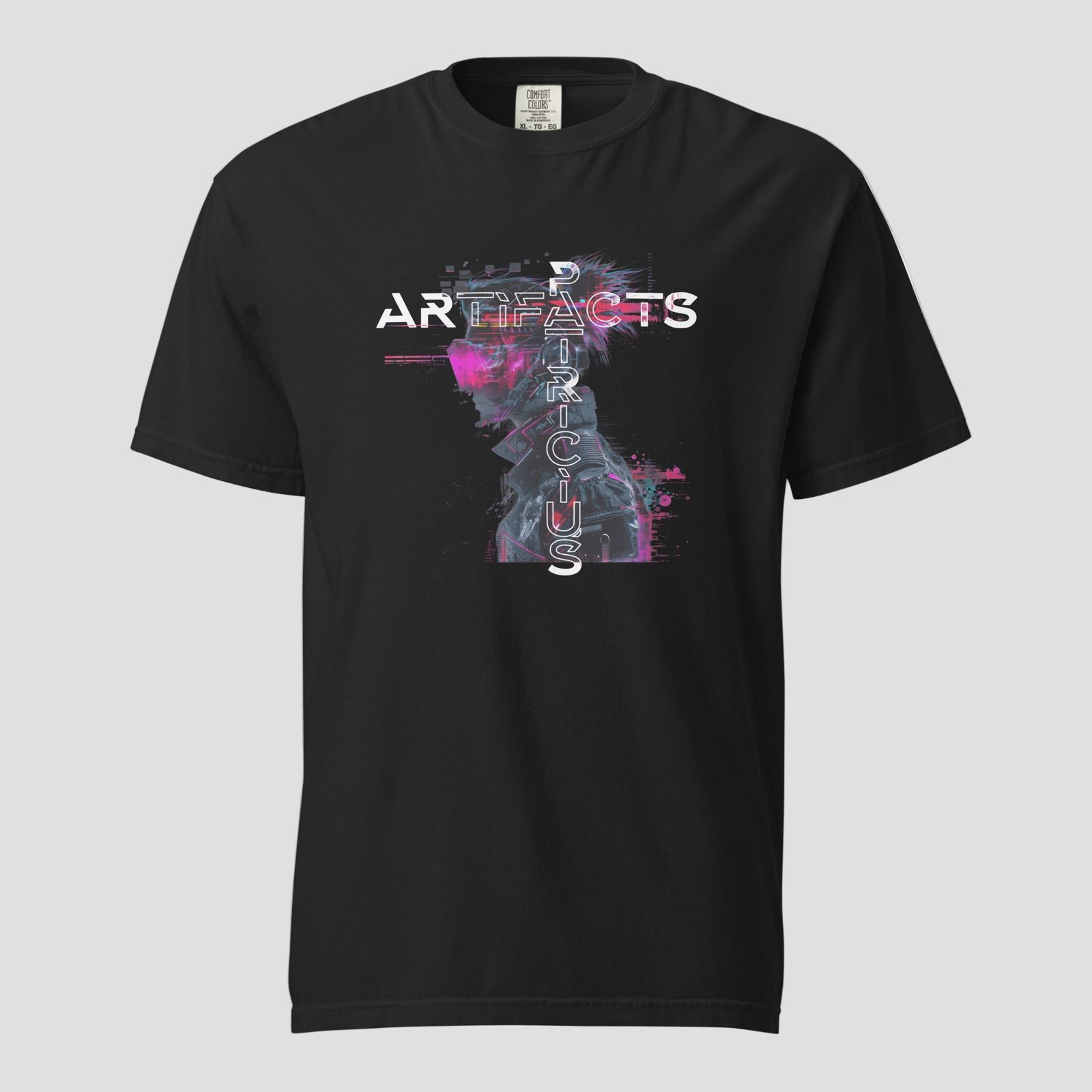 Glitched T-Shirt, Black