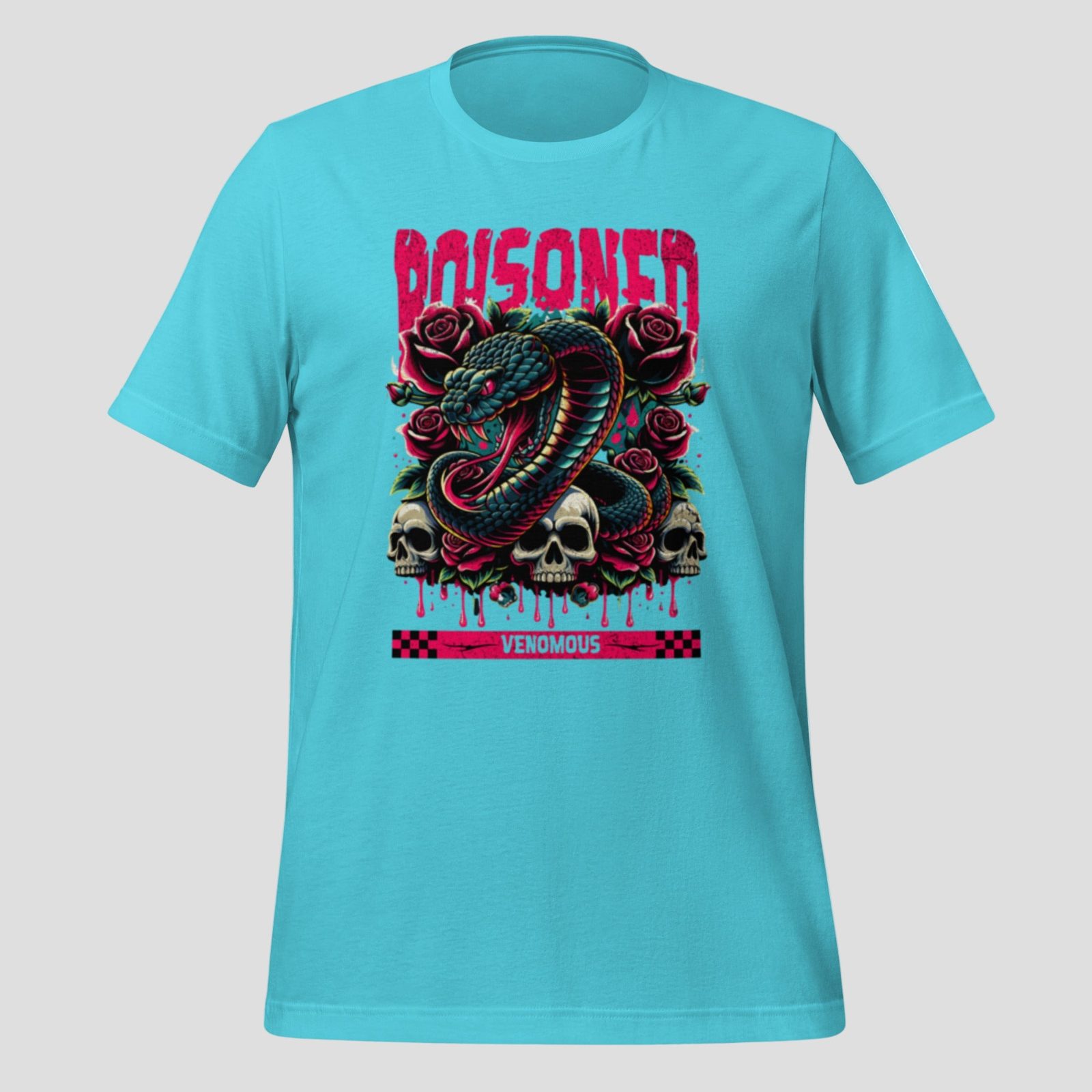 Serpent T-Shirt, Turquoise