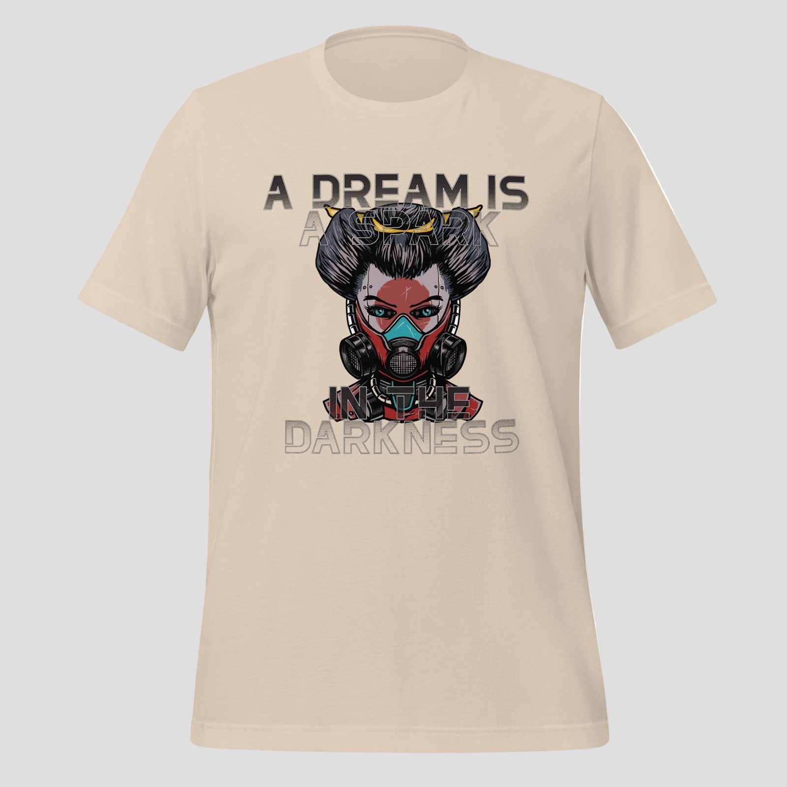 Cyber Geisha T-Shirt, Soft Cream