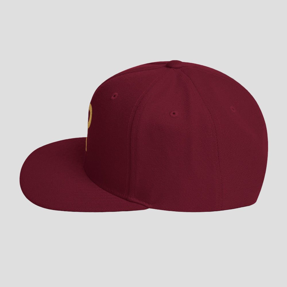 Merlot Gold Snapback