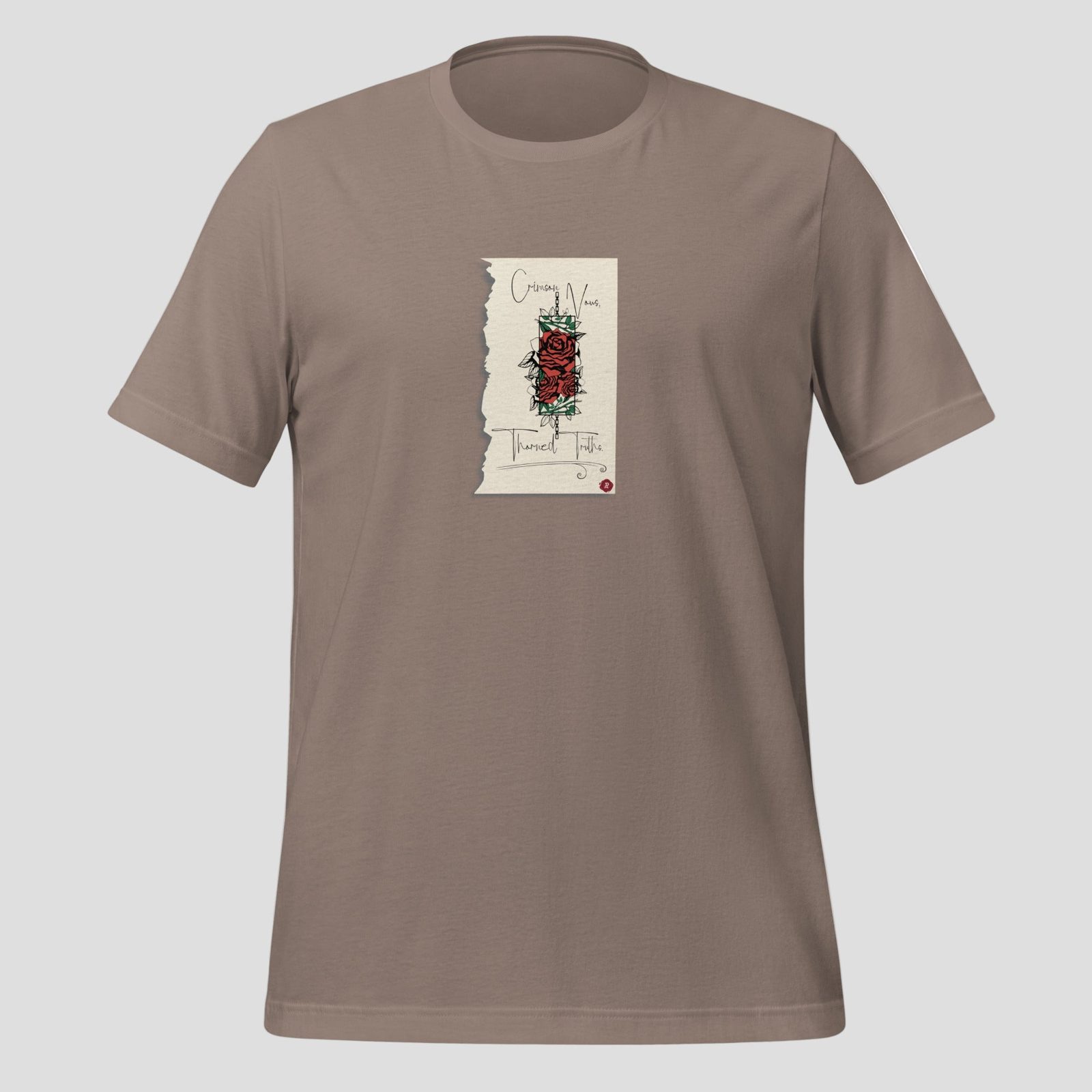 Crimson Thorns T-Shirt, Pebble