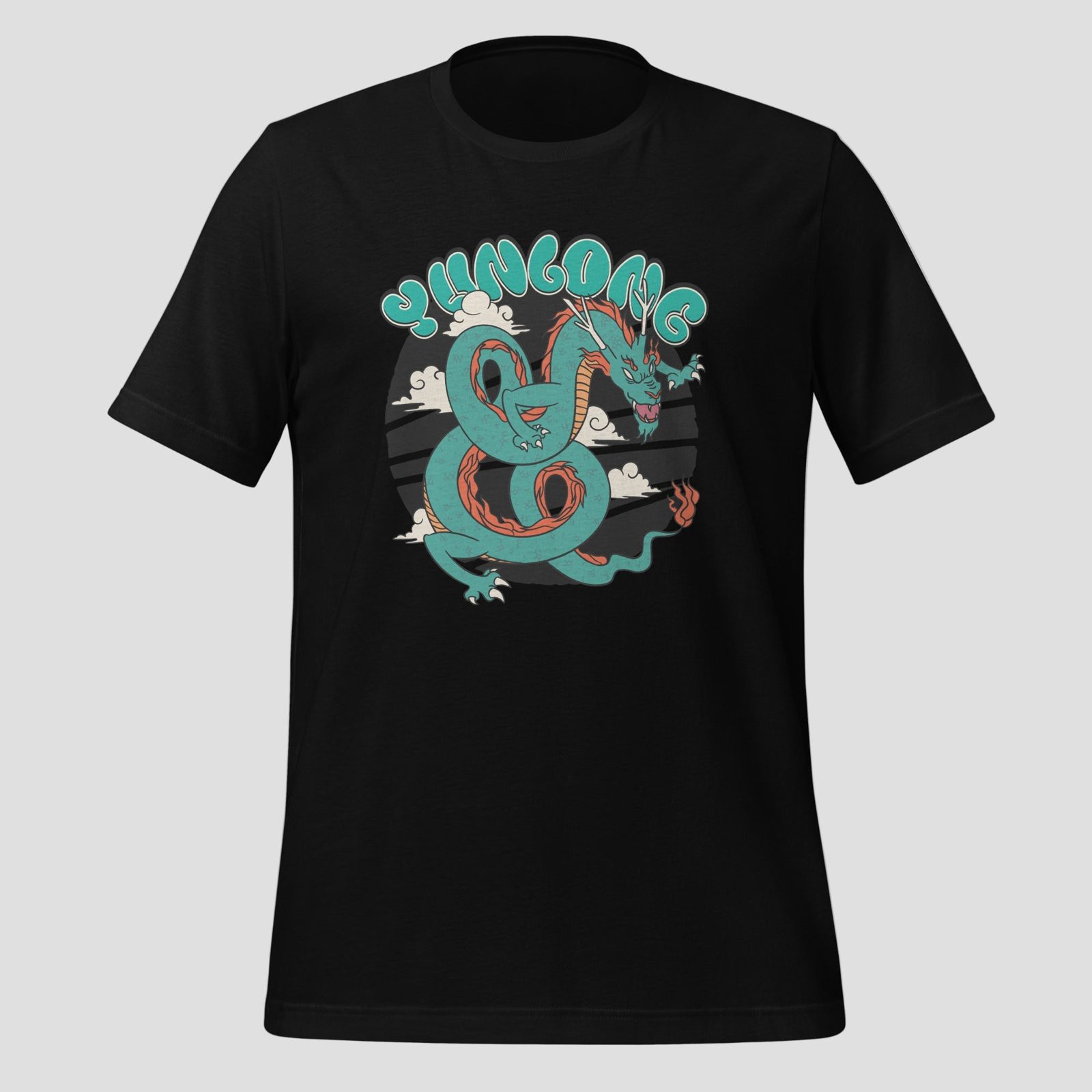 Yunlong Dragon T-Shirt, Black
