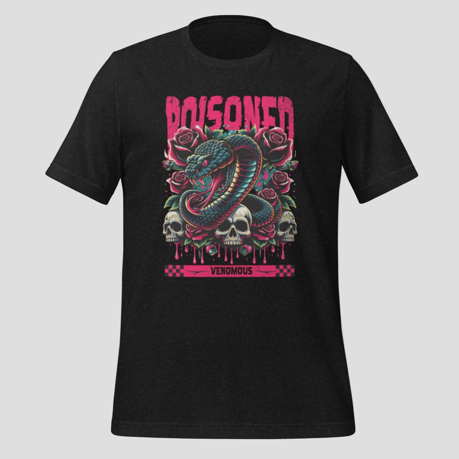 Serpent T-Shirt, Black Heather