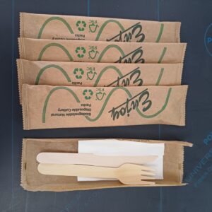 Wooden Cutlery Pack 3 in 1 250’s AB-Grade