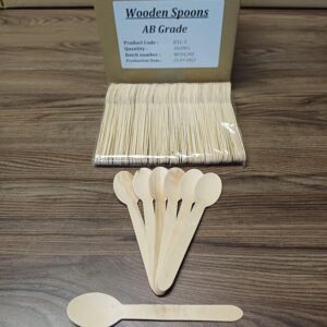 Wooden Spoon Unwrapped 100’s AB- Grade