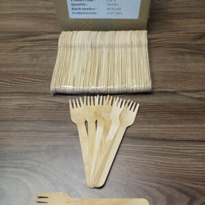 Wooden Forks Unwrapped 100’s AB-Grade