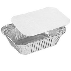Foil Containers and Lid 4153 125 Per Sleeve