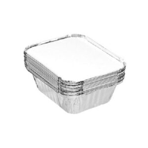 Foil Containers and Lid 4133 125 Per Sleeve