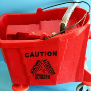 Trolley Bucket with Wringer 36L Red