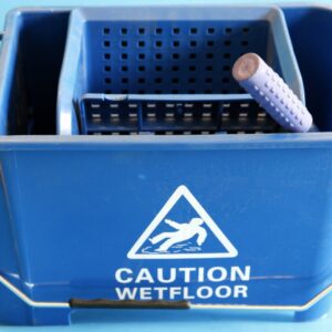 Trolley Bucket with Wringer – 20L Blue