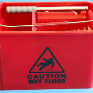 Trolley Bucket with Wringer – 20L Red