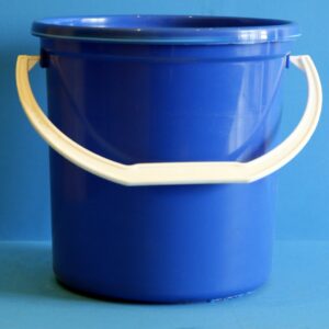 Bucket 5L Blue Round With Handle & Lid