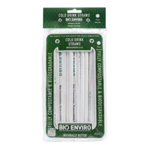 Bio Enviro 8mm Paper Wrapped Cold rink Straw Bulk