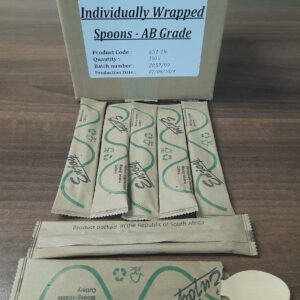 Wooden Spoon Individually Wrapped 150’s AB-Grade