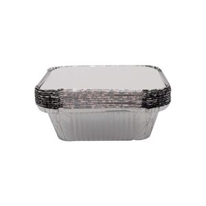 Foil Containers and Lid 4173 125 per Sleeve